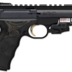 Browning Buck Mark 22LR Black Label Rimfire Pistol with Carbon Fiber Finish and Laser